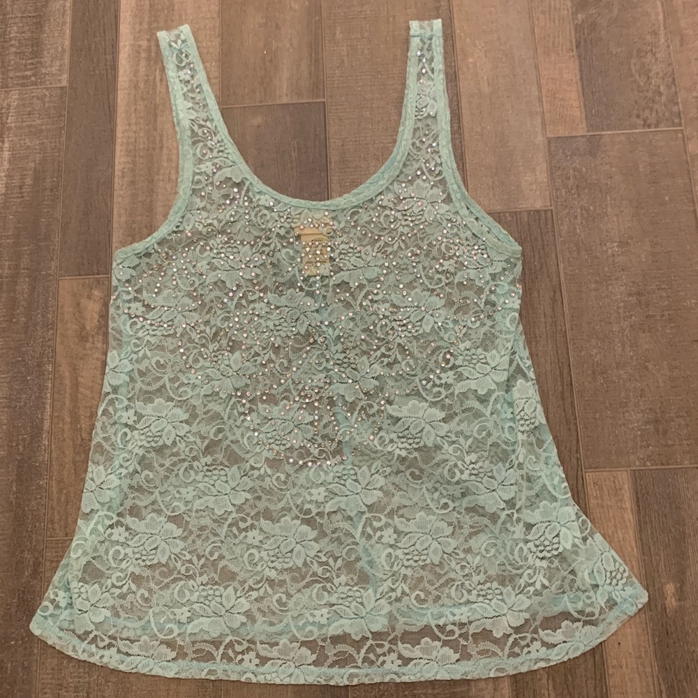 Daytrip lace tank top